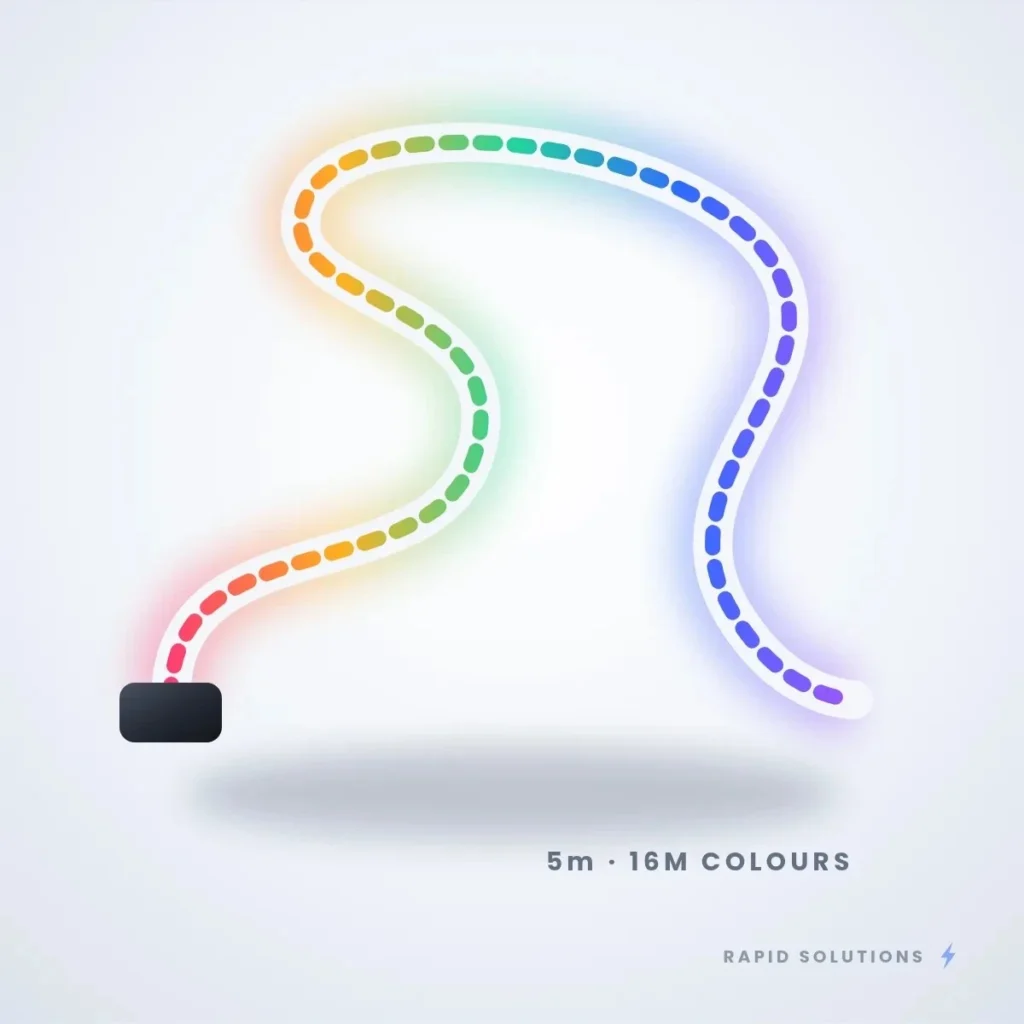 glowstrip rgb led 5m