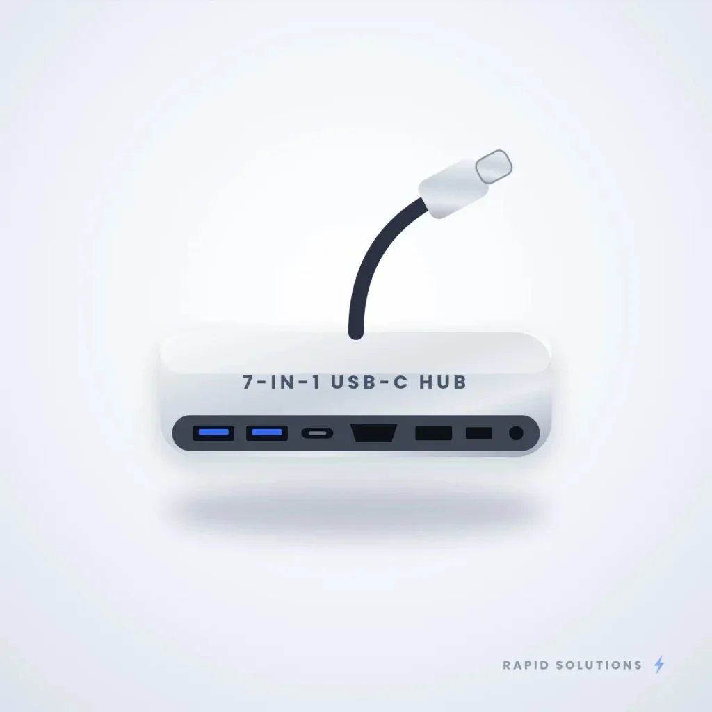 usb c hub 7 in 1